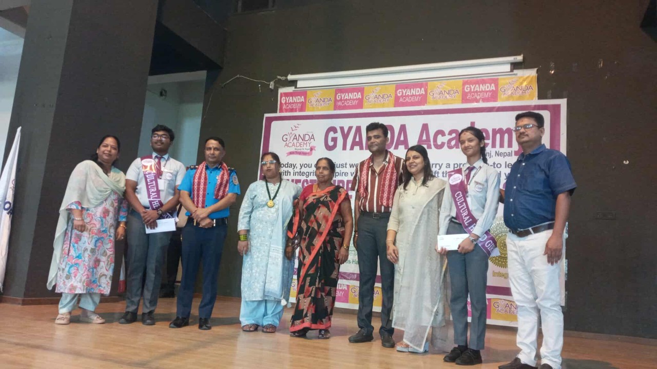 ज्ञान्दा एकेडेमीमा नेतृत्व चयन तथा सपथग्रहण कार्यक्रम सम्पन्न,विद्यालयस्तरबाटै असल नेतृत्वको सुरुआत हुन्छ - एसपी मिश्र  