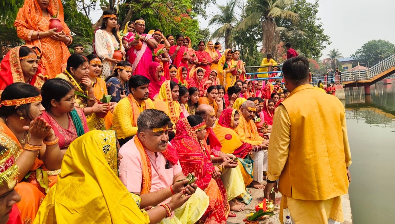 वीरगञ्जमा ‘श्रीराम महायज्ञ एवं भव्य श्रीराम कथा’ सुरु, पहिलो दिन भव्य कलश यात्रा