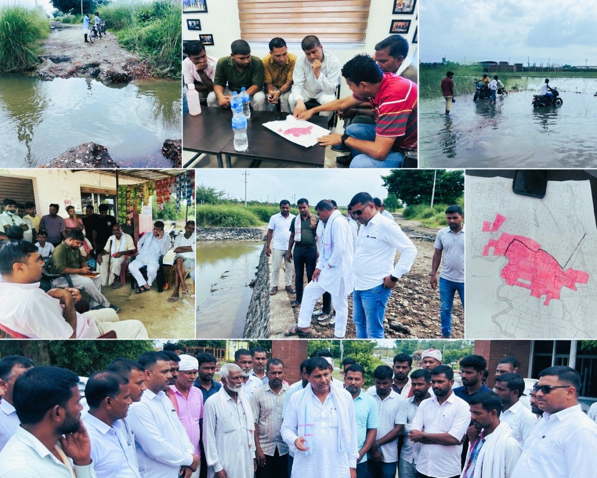 डुबानले प्रभावित लालपर्साको स्थलगत अनुगमन, समाधानका लागि सांसद पन्तको प्रतिबद्धता