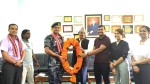 सशस्त्र प्रहरी उपरीक्षक राधेश्याम धिमालको सम्मानमा नेशनल मेडिकल कलेजद्वारा विदाई समारोह