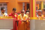 बुद्ध जयन्तीको अवसरमा वीरगञ्ज स्थित भिषवा डाँडामा मणि खोर्लो स्थापना