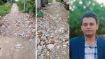 बहुअरीका स्थानीयको सहज आवतजावतका लागि बाटो मर्मतमा जुटे दिपेश