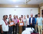जगरनाथपुर गाउँपालिका रेड कार्यान्वयन केन्द्रबाट पुरस्कृत