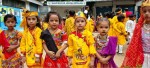 एस.ए.भी. स्कुलमा कृष्ण जन्माष्टमीको रौनक, राधा–कृष्णको भेषमा सजिए बालबालिका