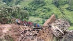 रोल्पाको सुनछहरीमा पहिरोले दुई घर पुरिए, एकको मृत्यु, तीन बेपत्ता