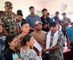 गृहमन्त्री गुरुङ्लाई मिटर ब्याज पिडितद्वारा ज्ञापनपत्र