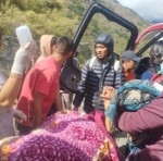 हेलिकप्टरबाट गर्भवती महिलाको उद्धार