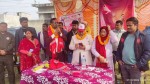 जनमत पार्टीका उम्मेदवार ओमप्रकाश सरार्फको  भन्सार टोलमा भव्य स्वागत