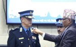 ३२औँ आईजीपी खापुङलाई दर्ज्यानी चिह्न प्रदान