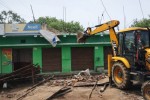 गुठी जग्गा अतिक्रमण हटाउन जनकपुरमा डोजर चल्यो