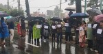 पत्रकार पक्राउको विरोधमा माइतीघरमा प्रदर्शन