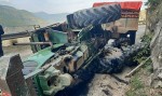 कालीकोटमा ट्याक्टर दुर्घटना, चालक घाइते