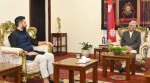 राष्ट्रपति पौडेल र रवि लामिछानेबीच शीतल निवासमा भेटवार्ता