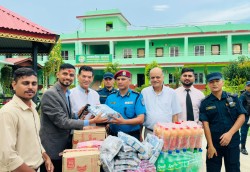 पर्साका प्रहरी प्रमुख पवन भट्टराईद्वारा मानवसेवा आश्रम वीरगञ्जको अवलोकन, खाद्यान्न तथा भोजन सेवा सहयोग