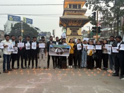  स्वं प्रकृति लम्सालको न्यायको माँग गर्दै वीरगंजमा प्रर्दशन