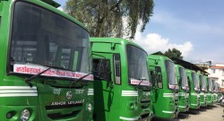 काठमाडौंमा साझा यातायातको रात्रिकालीन बस सेवा सुरु