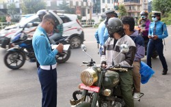 २४ घण्टामा दुई हजार ६९२ जना चालक कारबाहीमा, सात लाख बढी राजस्व संकलन