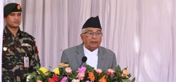 विपत्तिमा एकताबद्ध हुनुपर्नेमा राष्ट्रपतिको जोड
