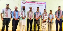 नेपाल डेन्टल एशोसिएसन, पर्सा शाखामा नव–निर्वाचित पदाधिकारीलाई दस्तावेज हस्तान्तरण