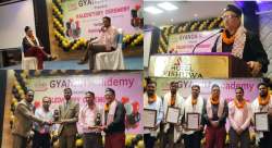 ज्ञानदा एकेडेमीमा कक्षा १२ का विद्यार्थीलाई भव्य विदाई