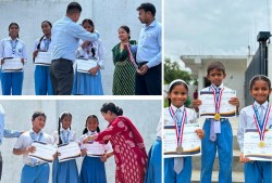 लिटिल एन्जल्स बोर्डिङ स्कुलमा अन्तर–सदन चित्रकला, हस्तलेखन तथा स्पेलिङ प्रतियोगिताका विजेतालाई पदक र प्रमाणपत्र वितरण