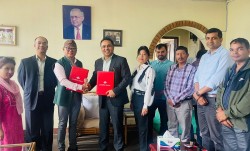 नेपाल एसबिआई बैंक र इसेवा बिच सम्झौता पत्रमा हस्ताक्षर