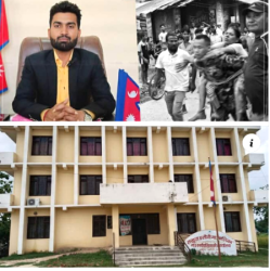 सखुवा प्रसौनी गाउँपालिका प्रमुख यादवद्वारा आगजनी पीडित परिवारलाई १ लाख सहयोग घोषणा