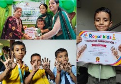 रोयल किड्स मन्टेसरी स्कुलमा मेहन्दी प्रतियोगिता सम्पन्न