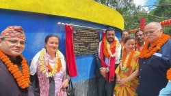 बृहत शक्ति खानेपानी आयोजना  मन्त्री यादव द्धारा उद्घाटन