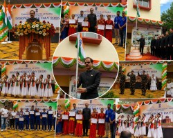 वीरगञ्जमा भारतको ८०औँ स्वतन्त्रता दिवस, महावाणिज्यदूत मीनाले गरे झण्डोत्तोलन