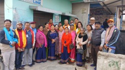 सामुदायिक प्रहरी सेवा केन्द्र कुम्हालटोलद्वारा पुर्व ए.आई.जी. बिजयलाल कायस्थको स्वागत तथा परिचयात्मक कार्यक्रम सम्पन्न