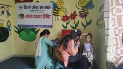 लिटिल बड्डी प्रिस्कुलमा निःशुल्क आँखा जाँच शिविर सम्पन्न, १३५ जनाको परीक्षण