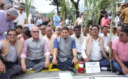 उखु किसानको आन्दोलनमा नारायणकाजी श्रेष्ठको समर्थन, माग तत्काल समाधान गर्न सरकारलाई आग्रह
