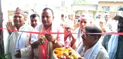 पूर्व मुख्यमन्त्री लालबाबु राउतद्वारा वृद्ध सेवा आश्रम उद्घाटन