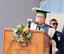 दीक्षान्त समारोहमा शिक्षामन्त्री पुनको भनाइ : समृद्धि युवाको हातमा निर्भर