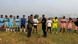 बारागढीमा प्रथम वडा स्तरीय नकआउट फुटबलको उपाधि सिदार्थ युवा क्लबलाई