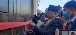प्रचण्डद्धारा गुल्मीमा हेलीप्याड र पिस पार्कको उद्घाटन