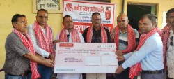 मनोज ग्यासको सहयोग  शिक्षा क्षेत्रमा स्वास्थ्य चौकीलाई एसी हस्तान्तरण  