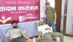 प्राइम बैंक आदर्शनगर शाखाद्वारा विशेष रक्तदान कार्यक्रम सम्पन्न, ७६ जनाको सहभागिता