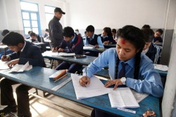 एसईई परीक्षाको पहिलो दिन सम्पन्न, उत्तरपुस्तिका परीक्षण शुरु