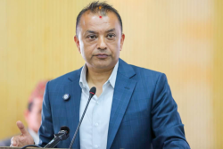 आज गगन थापाले जेनजी अगुवासँग संविधान संशोधनबारे संवाद गर्दै
