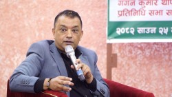 रास्वपाको पहिलो महाधिवेशनमा कांग्रेस सभापति गगन थापाको सहभागिता