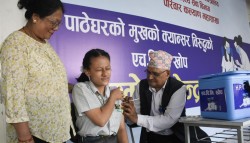 चार लाख ६० हजार एचपीभी खोप नेपाल आइपुग्यो