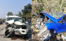 मनहरीमा स्कार्पियो र कार ठोक्किँदा दुई जनाको मृत्यु, १४ जना घाइते