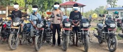 कैलालीमा मोटरसाइकल चोरीमा संलग्न ४ जना पक्राउ, ८ सवारीसाधन बरामद