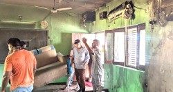 वीरगञ्ज वडा नम्बर ८ कार्यालयमा विद्युत् शॉर्ट सर्किटका कारण आगलागी