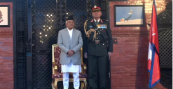 भारतीय प्रधानसेनापतिलाई नेपालको मानार्थ महारथीको दर्जा प्रदान