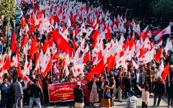 आज देशैभर एमालेका जनसभामा शक्ति प्रदर्शन गर्दै