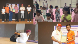  ज्ञानदा भिजनरी युनाइटेड क्लब द्वारा एकदिवसीय योगा तथा मेडिटेसन कार्यक्रम सम्पन्न