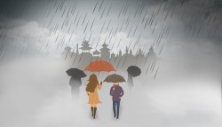 बङ्गालको खाडीमा बनेको न्यूनचापीय प्रणाली नेपालतर्फ :बिहीबारदेखि मौसम बदली र वर्षाको सम्भावना, सतर्कता अपनाउन आग्रह
